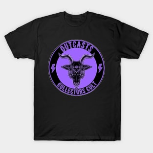 Outcasts Collectors Cult purple logo T-Shirt